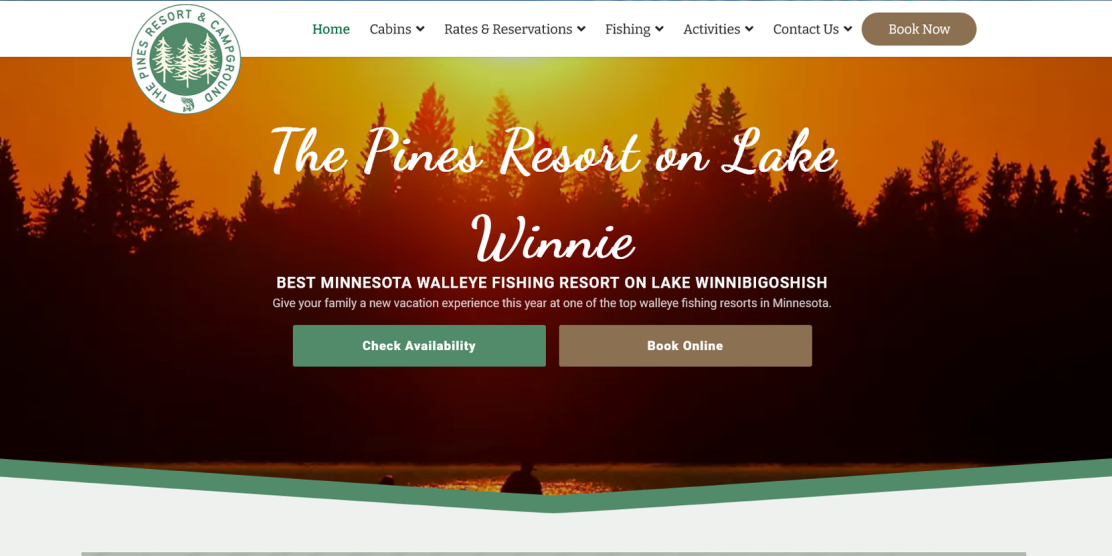 The Pines Resort on Lake Winnie