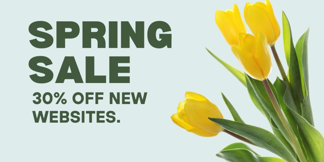 Revitalize Your Brand with a Fresh Website: A Spring Sale You Can't Miss